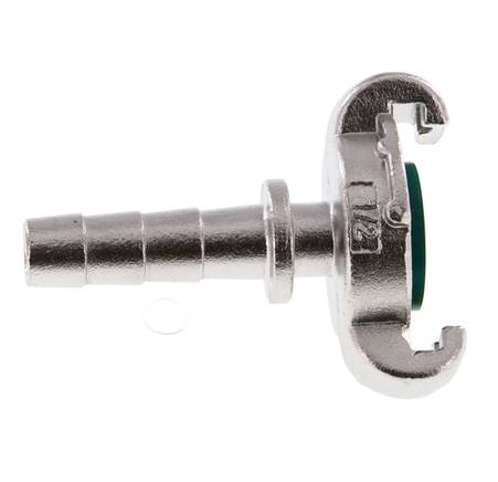 Acero inoxidable DN 9 DIN 3489 Acoplamiento de garras giratorias 13 mm (1/2'') Lengüeta de manguera