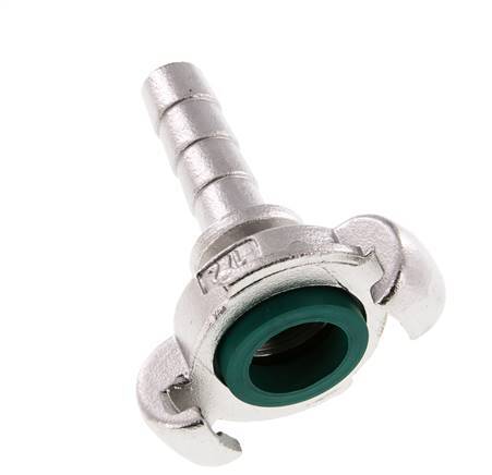 Acero inoxidable DN 9 DIN 3489 Acoplamiento de garras giratorias 13 mm (1/2'') Lengüeta de manguera