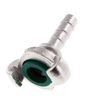 Acero inoxidable DN 9 DIN 3489 Acoplamiento de garras giratorias 13 mm (1/2'') Lengüeta de manguera