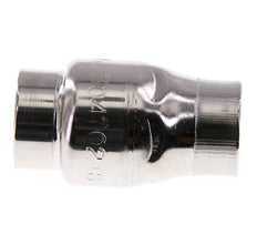 Válvula de retención G1/2'' de acero inoxidable 304 FKM (muelle ligero) 0,03-16bar - CLIS3E
