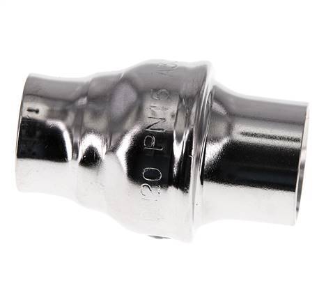 Válvula de retención G3/4'' de acero inoxidable 304 FKM 0.03-16bar - Pasador reforzado [8 Piezas]