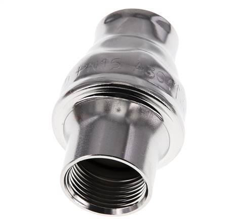 G1'' Stainless Steel 304 Check Valve EPDM 0.03-16bar (0.44-232psi) - WRAS and NSF ANSI 61 [8 Pieces]