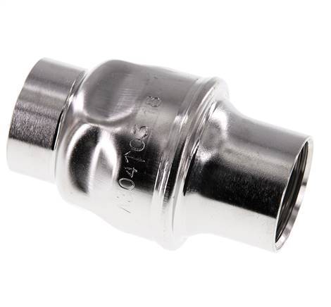 G1'' Acero Inoxidable 304 Válvula Antirretorno FKM 0.03-16bar (0.44-232psi) - Pasador Reforzado [8 Piezas]