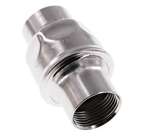 G1'' Acero Inoxidable 304 Válvula Antirretorno FKM 0.03-16bar (0.44-232psi) - Pasador Reforzado [8 Piezas]
