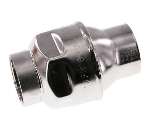 válvula de retención de acero inoxidable 304 de 1 1/2'' FKM 0,03-16bar