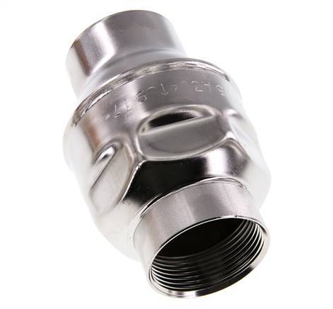 G1-1/2'' Stainless Steel 304 Check Valve FKM (Light Spring) 0.03-16bar - CLIS3E
