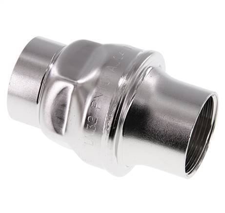 G1 1/4'' Válvula de retención de acero inoxidable 304 FKM 0,03-16bar - Pasador reforzado [6 Piezas]