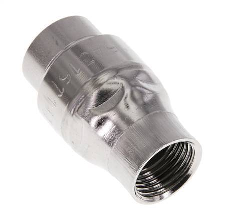 Válvula de retención G1/2'' Acero inoxidable 316 FKM (muelle ligero) 0,03-16bar - CLIS4E