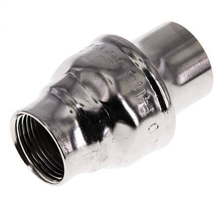 G3/4'' Stainless Steel 316 Check Valve FKM 0.03-16bar (0.44-232psi) - NSF ANSI 61