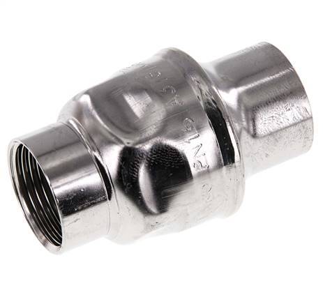 1'' NPT Acero Inoxidable 316 Válvula Antirretorno FKM 0.03-16bar (0.44-232psi) - NSF ANSI 61