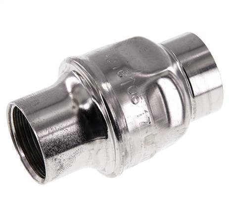 G1'' Check Valve Stainless Steel 316 FKM (Light Spring) 0.03-16bar - CLIS4E