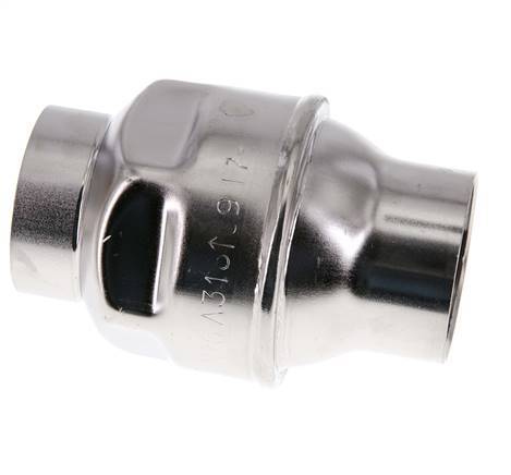 G1 1/2'' Acero Inoxidable 316 Válvula Antirretorno FKM 0.03-16bar (0.44-232psi) - Alta Resistencia [6 Piezas]