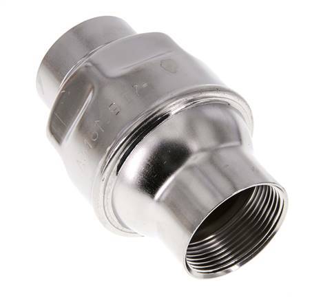 G1-1/2'' Check Valve Stainless Steel 316 FKM (Light Spring) 0.03-16bar - CLIS4E