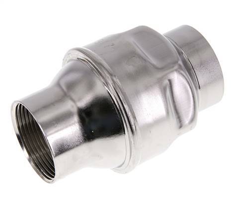 G1-1/2'' Check Valve Stainless Steel 316 FKM (Light Spring) 0.03-16bar - CLIS4E