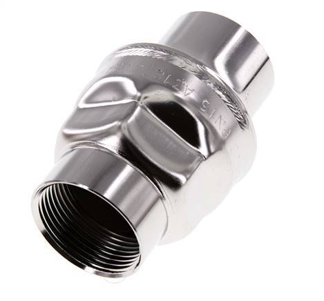 G1 Válvula de retención de 1/4'' de acero inoxidable 316 PTFE 0,03-16bar
