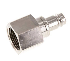 Nickel-plated Brass DN 10 Air Coupling Plug G 3/4 inch Female Double Shut-Off