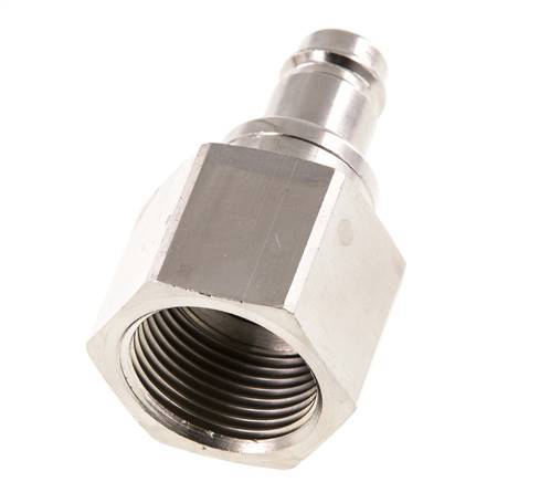 Nickel-plated Brass DN 10 Air Coupling Plug G 3/4 inch Female Double Shut-Off