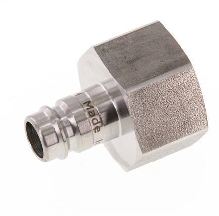 Stainless Steel 316L DN 10 Air Coupling Plug G 3/4 inch Female