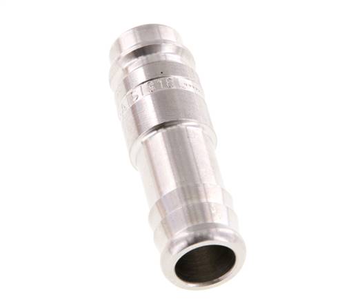 Acero inoxidable 316L DN 10 Tapón de acoplamiento de aire 13 mm Pilar de manguera