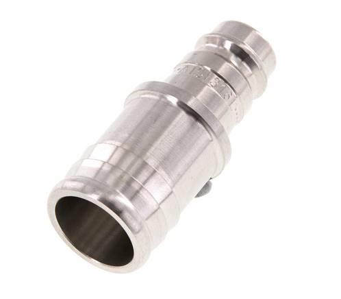 Acero inoxidable 316L DN 10 Enchufe de acoplamiento de aire 19 mm Pilar de manguera