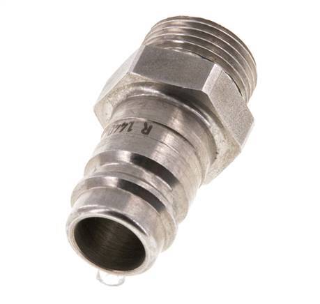 Acero inoxidable 306L DN 10 Acoplamiento de aire Enchufe G 3/8 pulgadas Macho