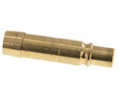 Brass DN 12 Air Coupling Plug 19 mm Hose Pillar