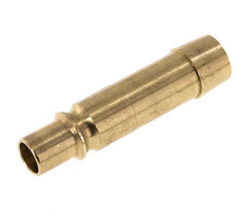 Brass DN 12 Air Coupling Plug 19 mm Hose Pillar