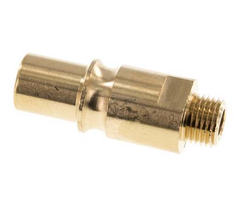 Brass DN 12 Air Coupling Plug G 1/4 inch Male