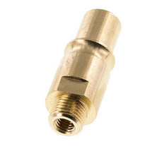 Brass DN 12 Air Coupling Plug G 1/4 inch Male