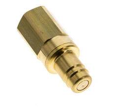 Brass DN 15 Air Coupling Plug G 3/4 inch Female Double Shut-Off