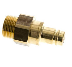 Brass DN 15 Air Coupling Plug G 1 inch Male Double Shut-Off