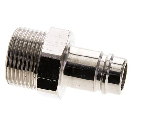 Nickel-plated Brass DN 15 Air Coupling Plug G 1 inch Male