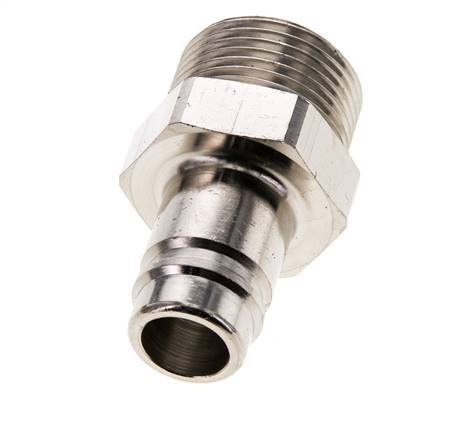 Nickel-plated Brass DN 15 Air Coupling Plug G 1 inch Male