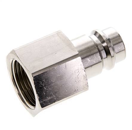 Nickel-plated Brass DN 19 Air Coupling Plug G 1 inch Female