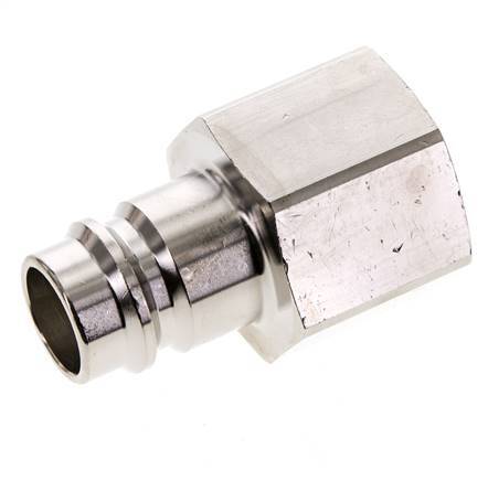 Nickel-plated Brass DN 19 Air Coupling Plug G 1 inch Female