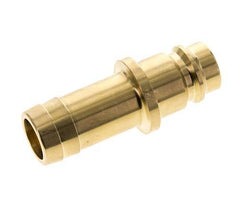 Brass DN 19 Air Coupling Plug 25 mm Hose Pillar