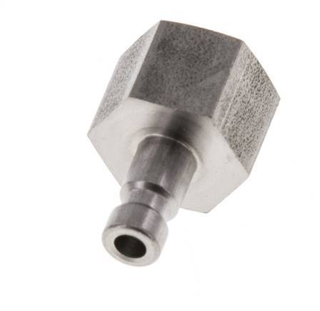 Stainless steel DN 2.7 (Micro) Air Coupling Plug G 1/8 inch Female