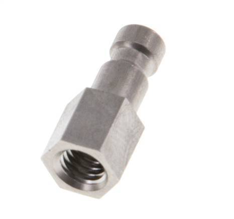 Stainless steel DN 2.7 (Micro) Air Coupling Plug M5 Female