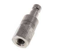 Stainless steel DN 2.7 (Micro) Air Coupling Plug M5 Female Double Shut-Off