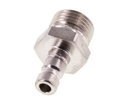 Stainless Steel 316L DN 2.7 (Micro) Air Coupling Plug G 1/8 inch Male