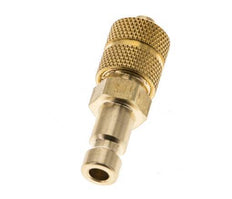 Brass DN 2.7 (Micro) Air Coupling Plug 3x4.3 mm Union Nut [2 Pieces]