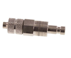 Acero inoxidable DN 2,7 (Micro) Acoplamiento de aire Tapón 4x6 mm Tuerca de unión Doble cierre