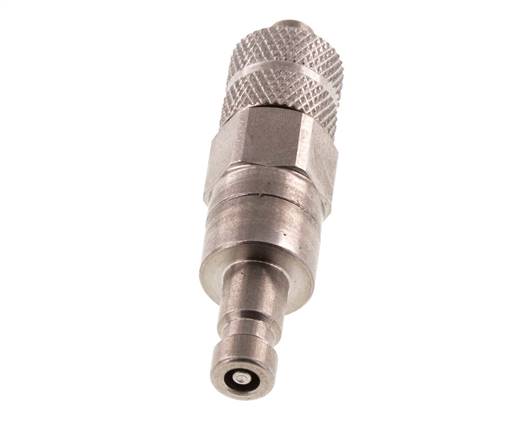 Acero inoxidable DN 2,7 (Micro) Acoplamiento de aire Tapón 4x6 mm Tuerca de unión Doble cierre