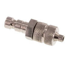 Stainless Steel 316L DN 2.7 (Micro) Air Coupling Plug 3x4.3 mm Union Nut