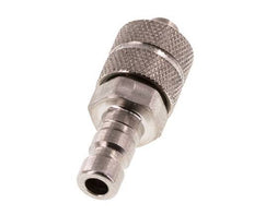 Stainless Steel 316L DN 2.7 (Micro) Air Coupling Plug 4x6 mm Union Nut