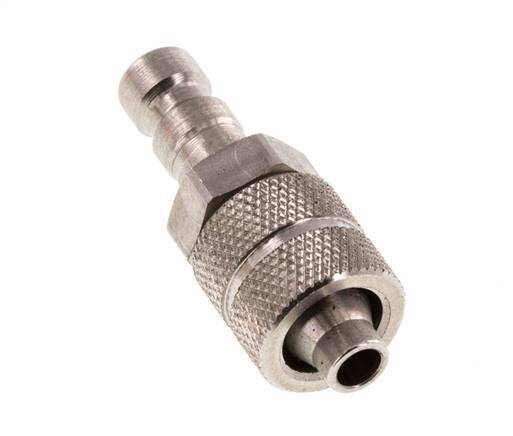 Stainless Steel 316L DN 2.7 (Micro) Air Coupling Plug 4x6 mm Union Nut