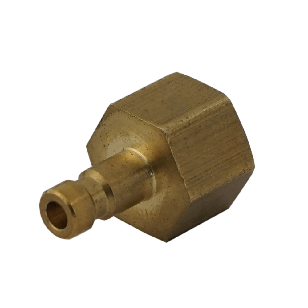 Brass DN 5 Air Coupling Plug M6 Female [5 Pieces]