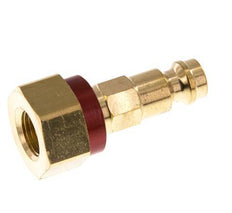 Brass DN 5 Red-Coded Air Coupling Plug G 1/8 inch Female
