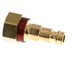 Brass DN 5 Red-Coded Air Coupling Plug G 1/8 inch Female
