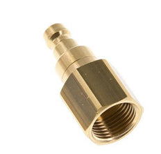 Brass DN 5 Air Coupling Plug G 3/8 inch Female Double Shut-Off